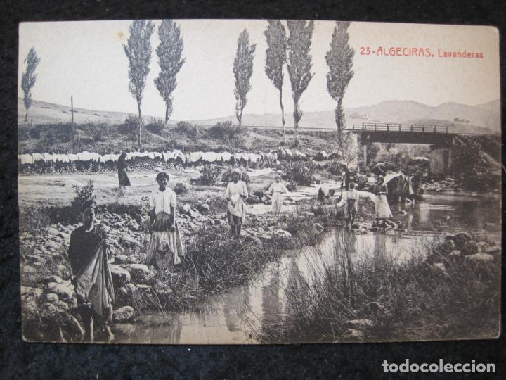 Postales: ALGECIRAS-LAVANDERAS-THOMAS-POSTAL ANTIGUA-(94.780)