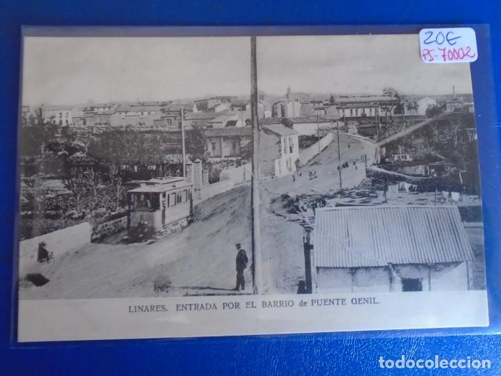 Postales: (PS-70002)POSTAL DE LINARES-ENTRADA POR EL BARRIO DE PUENTE GENIL