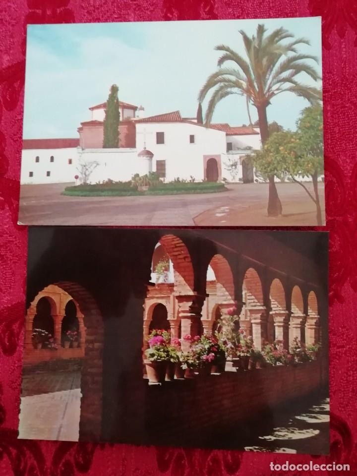 Postales: 2 postales monasterio la R&aacute;bida huelva - Foto 1