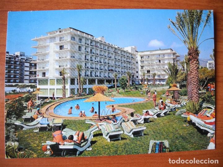 Postales: Costa del Sol. Benalmadena. Hotel Palmasol. n. 1733 Ed. Beascoa. Escrita