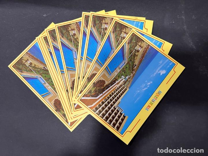 Postcards: LOTE DE 10 POSTALES. ALMER&Iacute;A. 34.- URBANIZACI&Oacute;N ROQUETAS DE MAR. HOTEL SABINAL Y PLAYA. ED. ARRIBAS
