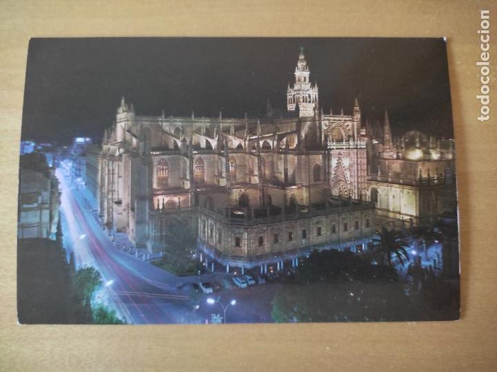 Postkarten: SEVILLA CATEDRAL Y GIRALDA ED GARRABELLA 76 SC