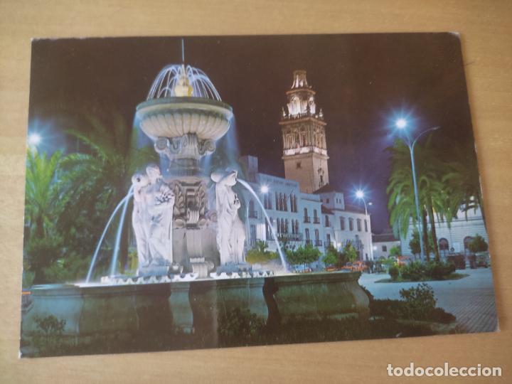 Postales: ECIJA FUENTE PLAZA MAYOR VISTA NOCTURNA ED ARTFI 1