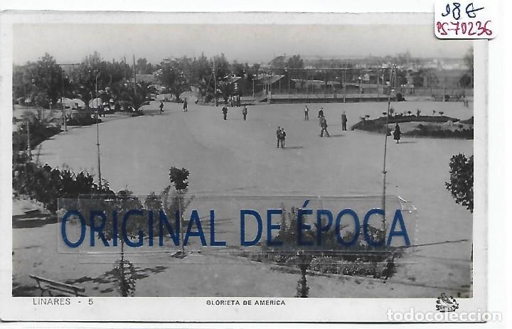 Postales: (PS-70236)POSTAL FOTOGRAFICA DE LINARES-GLORIETA DE AMERICA.ORIOL