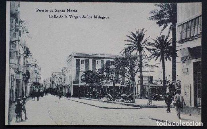 Postcards: Puerto de Santa Mar&iacute;a, calle de la Virgen de los Milagros, postal sin circular , ver comentarios