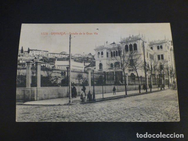 Postales: GRANADA DETALLE DE LA GRAN VIA - Foto 1