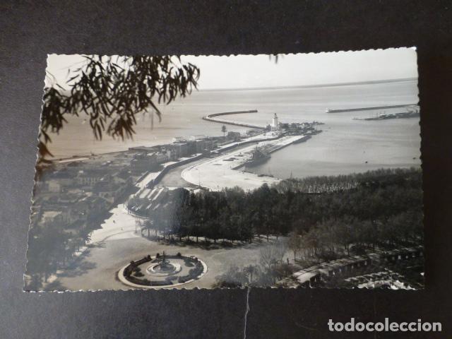Postcards: MALAGA VISTA DEL PUERTO DESDE GIBRALFARO