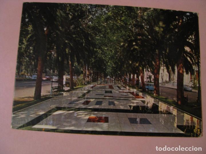 Postales: POSTAL DE MALAGA. VISTA PARCIAL DEL PARQUE. POSTALES COSTA DEL SOL. 1750.