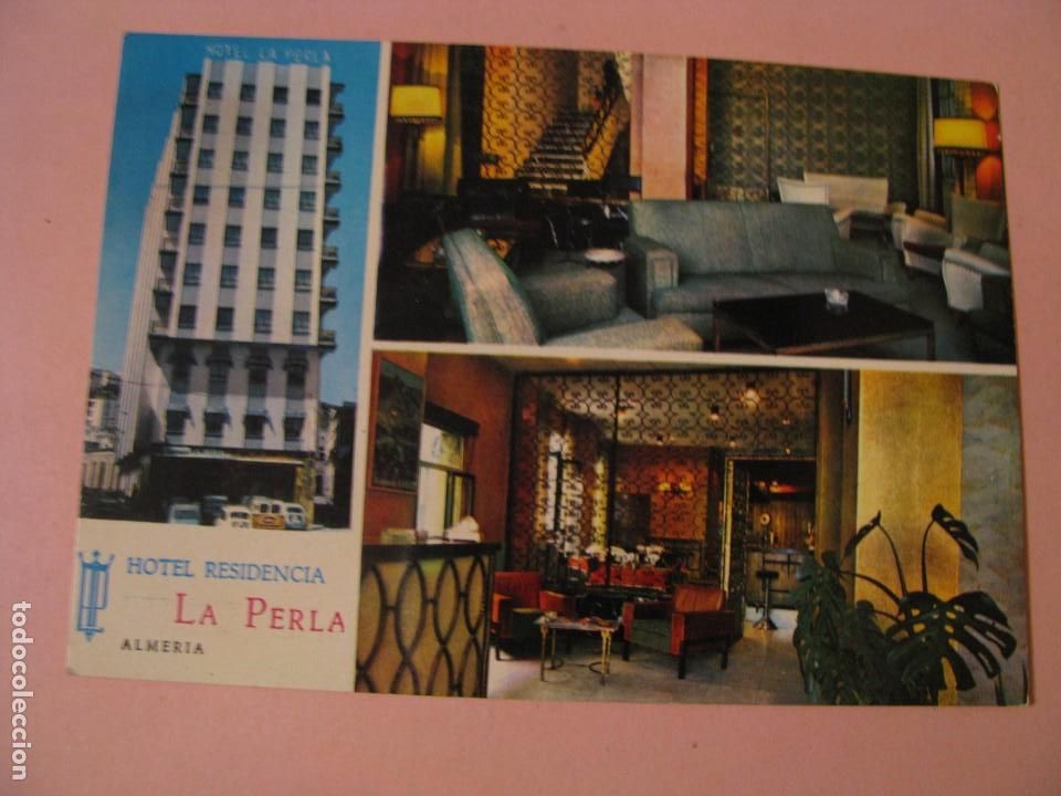 Postales: POSTAL DE HOTEL RESIDENCIA LA PERLA. ALMERIA. FOTOCOLOR VALMAN. ESCRITA.