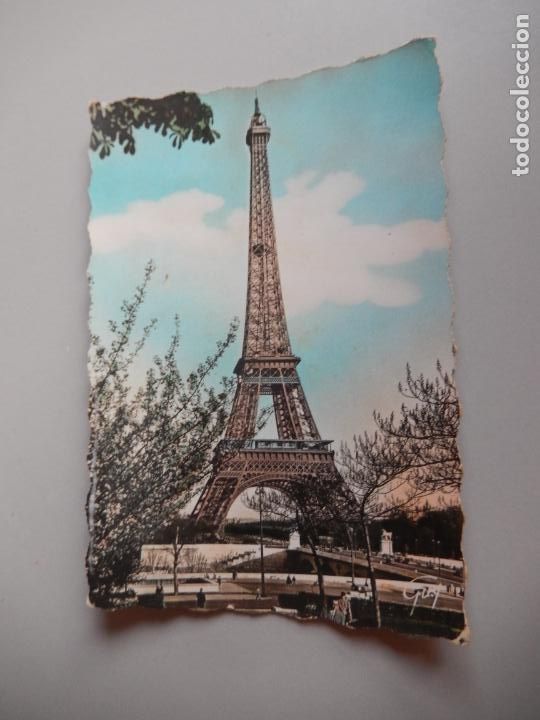 Postcards: PARIS . TORRE EIFFEL - A&Ntilde;OS 60- TARJETA POSTAL FRANQUEADA SIN SELLO