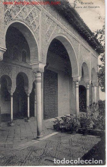Postales: Granada.- Galeria del Generalife. - Foto 1