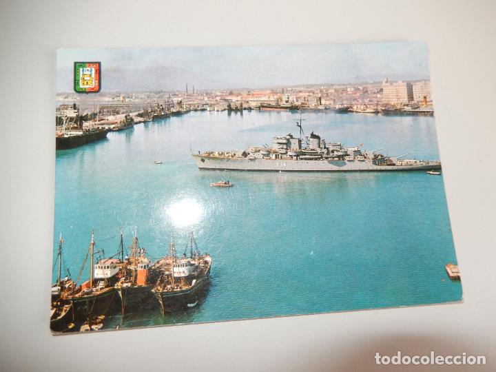 Postales: MALAGA - VISTA DEL PUERTO - A&Ntilde;OS 60- TARJETA POSTAL