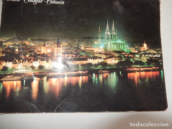 Postkarten: COLONIA - EL RIN DE NOCHE - A&Ntilde;OS 60- TARJETA POSTAL FRANQUEADA VER SELLOS