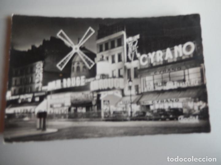 Postcards: PARIS - MOULIN ROUGE - A&Ntilde;OS 50 - TARJETA POSTAL FRANQUEADA VER SELLOS