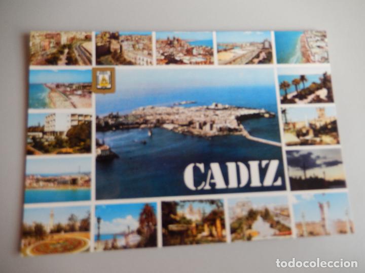 Postales: CADIZ , DIVERSOS ASPECTOS - A&Ntilde;OS 60- TARJETA POSTAL