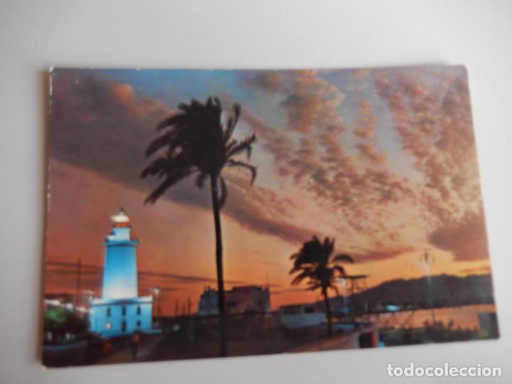Postales: MALAGA , PASEO DE LA FAROLA - A&Ntilde;OS 60- TARJETA POSTAL