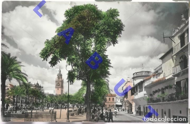 Postales: ECIJA 1 PLAZA MAYOR CON LA TIPICA ACERA DE SAN FRANCISCO ED SICILIA POSTAL NC PST10
