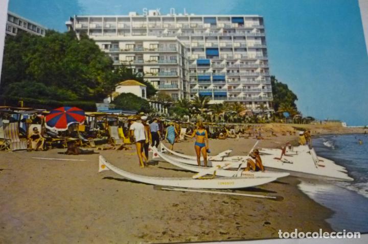 Postales: postal marbella-hotel skol desde playa cierculada