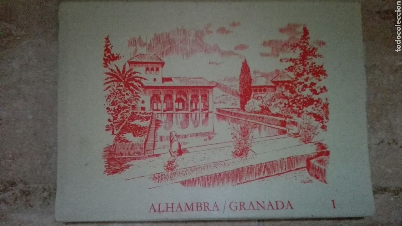 Postales: Bloc 10 postales Alhambra Granada. Zerkowitz - Foto 1