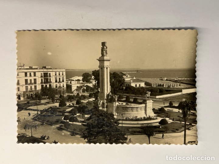 Postales: CADIZ. Postal No.266, Plaza de Espa&ntilde;a. Edic., AISA (h.1950?) S/C