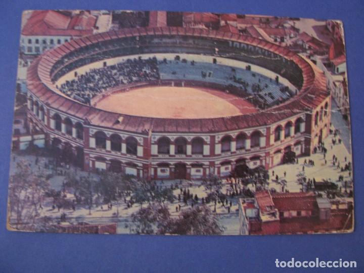 Postales: POSTAL DE MALAGA. LA MALAGUETA. PLAZA DE TOROS. AGATA. CIRCULADA.
