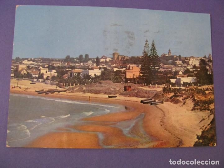 Postales: POSTAL DE SANLUCAR DE BARRAMEDA. VISTA GENERAL. PUIG FERRAN. CIRCULADA