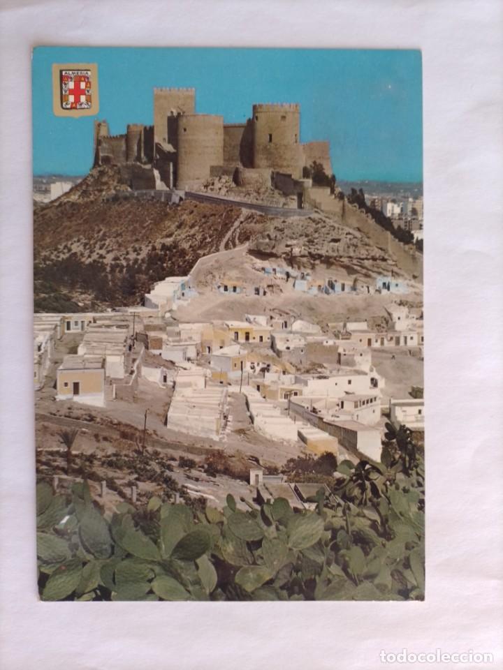 Postales: TARJETA POSTAL №33 ALMERIA. ALCAZABA DESDE EL BARRIO LA CHANCA.ED. DOMINGUEZ