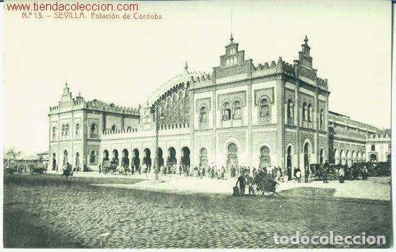 Cartoline: Sevilla.- Estaci&oacute;n de C&oacute;rdoba