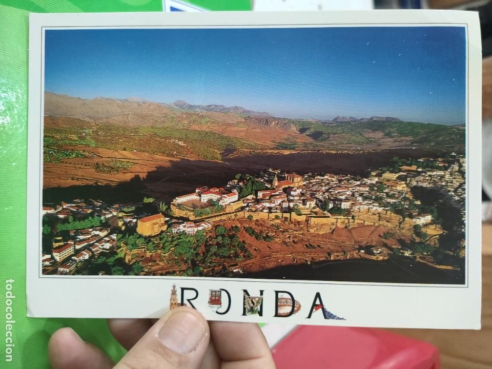 Postales: Postal MALAGA Ronda Vista A&eacute;rea CSM 758 EDICIONES A.M. esquinas pel&iacute;n tocadas