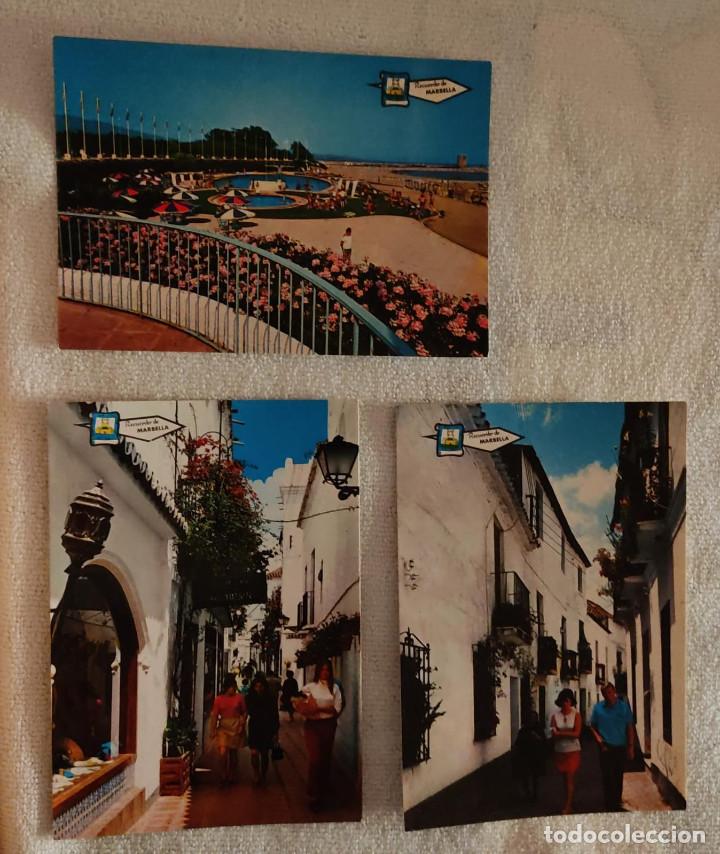 Postales: POSTALES DE MARBELLA DE PAISEJES Y CALLES.