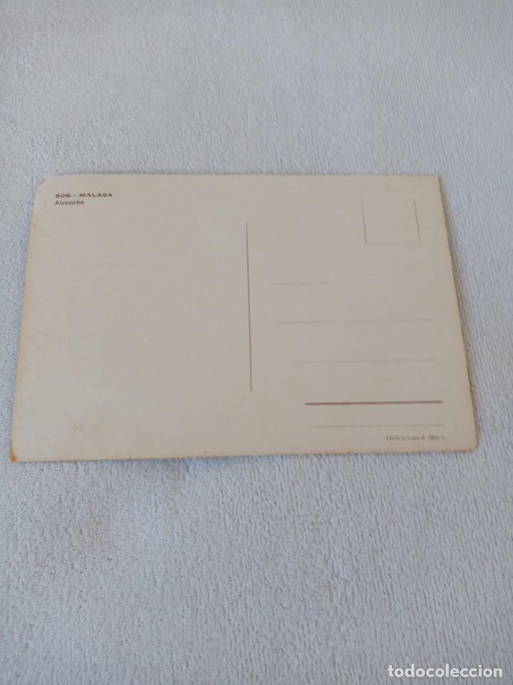 Postales: POSTAL ALCAZABA DE MALAGA 1963 - Foto 2