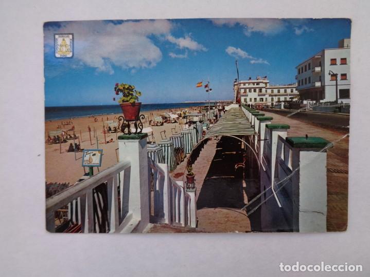 Postales: POSTAL DE CADIZ : PLAYA DE LA VICTORIA. A&Ntilde;OS 60