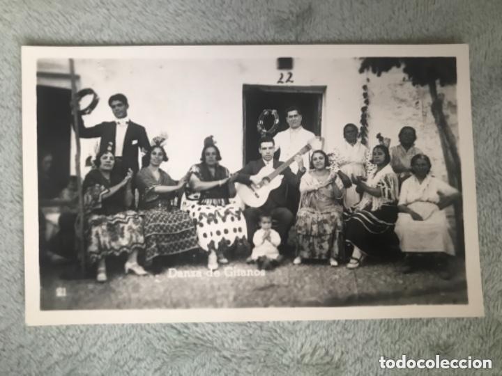 Postales: ANTIGUA POSTAL GRANADA DANZA GITANOS - Foto 1
