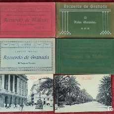 Postales: COLECCION DE POSTALES. VISTAS DE GRANADA Y MÁLAGA. ESPAÑA. 1920.. Lote 362277275