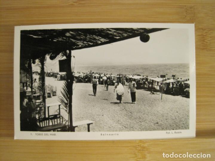Postales: TORRE DEL MAR-BALNEARIO-7-ROISIN-FOTOGRAFICA-POSTAL ANTIGUA-(97.188)