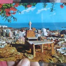 Postales: POSTAL ALMERIA VISTA PARCIAL Y MONUMENTO AL SAGRADO CORAZÓN DE JESÚS N 7060 SEGURA S/C. Lote 366258346