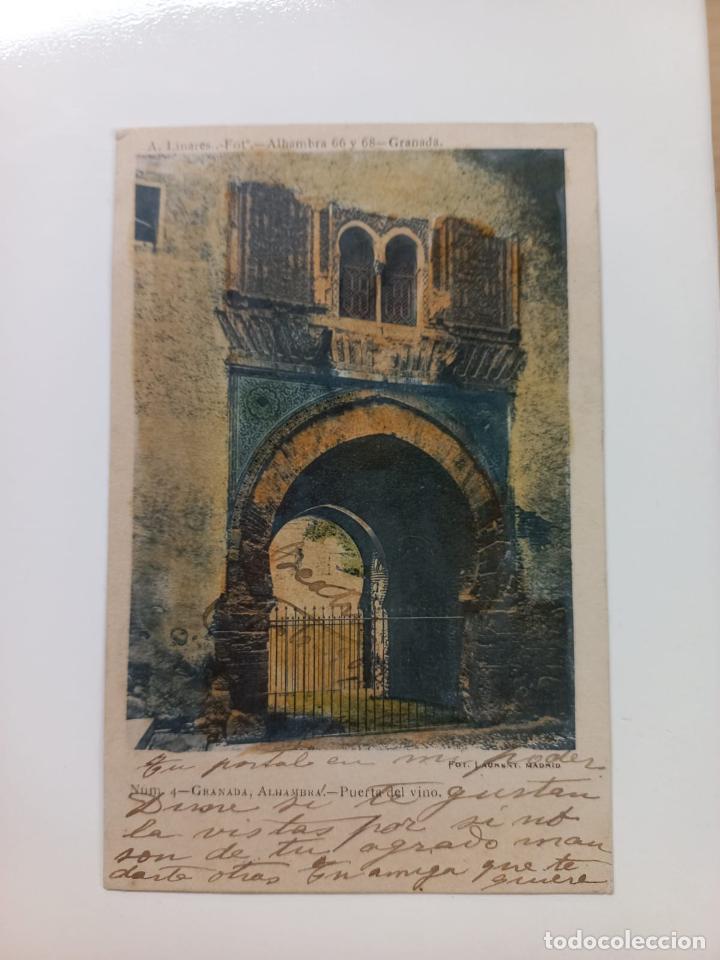 Postkarten: LINARES FOT ALHAMBRA 66 Y 68 POSTAL ESCRITA Y CIRCULADA 1903