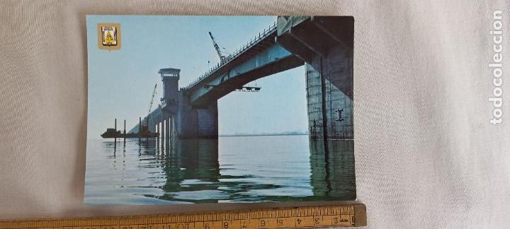 Postales: POSTAL. N&ordm; 1203. CADIZ. PUENTE SOBRE LA BAHIA JOSE LEON DE CARRANZA. EDICIONES FISA