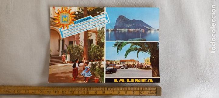 Postales: POSTAL. N&ordm; 17. LA LINEA CADIZ. AYUNTAMIENTO Y JARDINES. EDICIONES FISA.