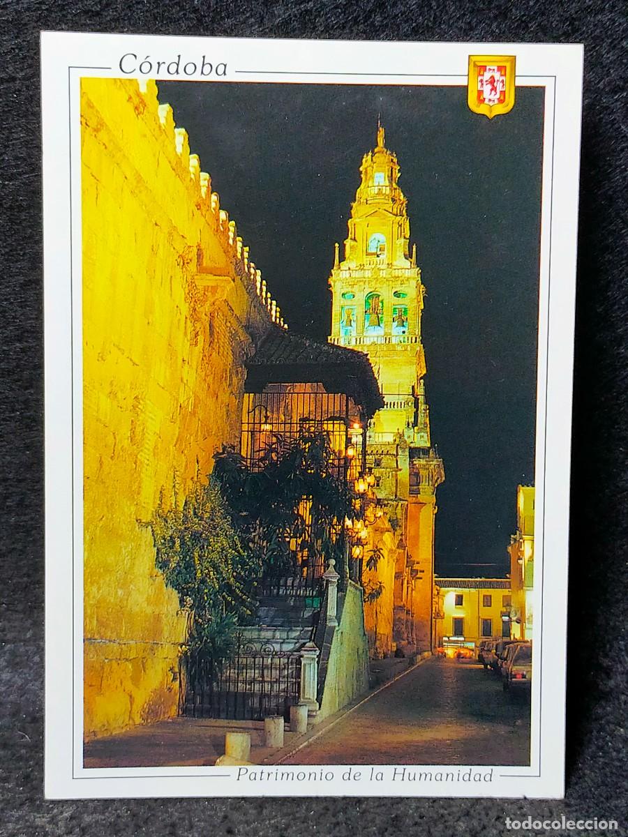 Postales: Postal C&oacute;rdoba n&deg; 40 Vista Nocturna La Mezquita Fisa C. Alfaro Escudo de Oro Patrimonio Humanidad