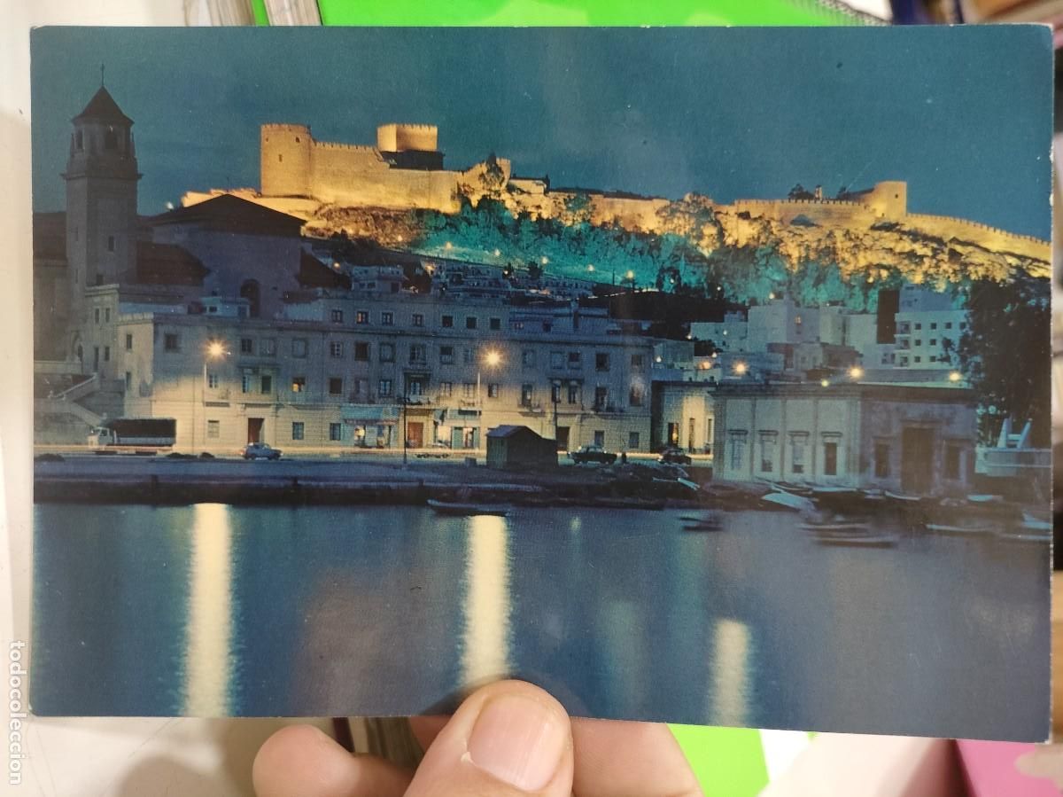 Postales: Postal ALMERIA Costa del Sol Puerto Deportivo y Alcazaba SERIE 92 N 85 ORTAMA escrita