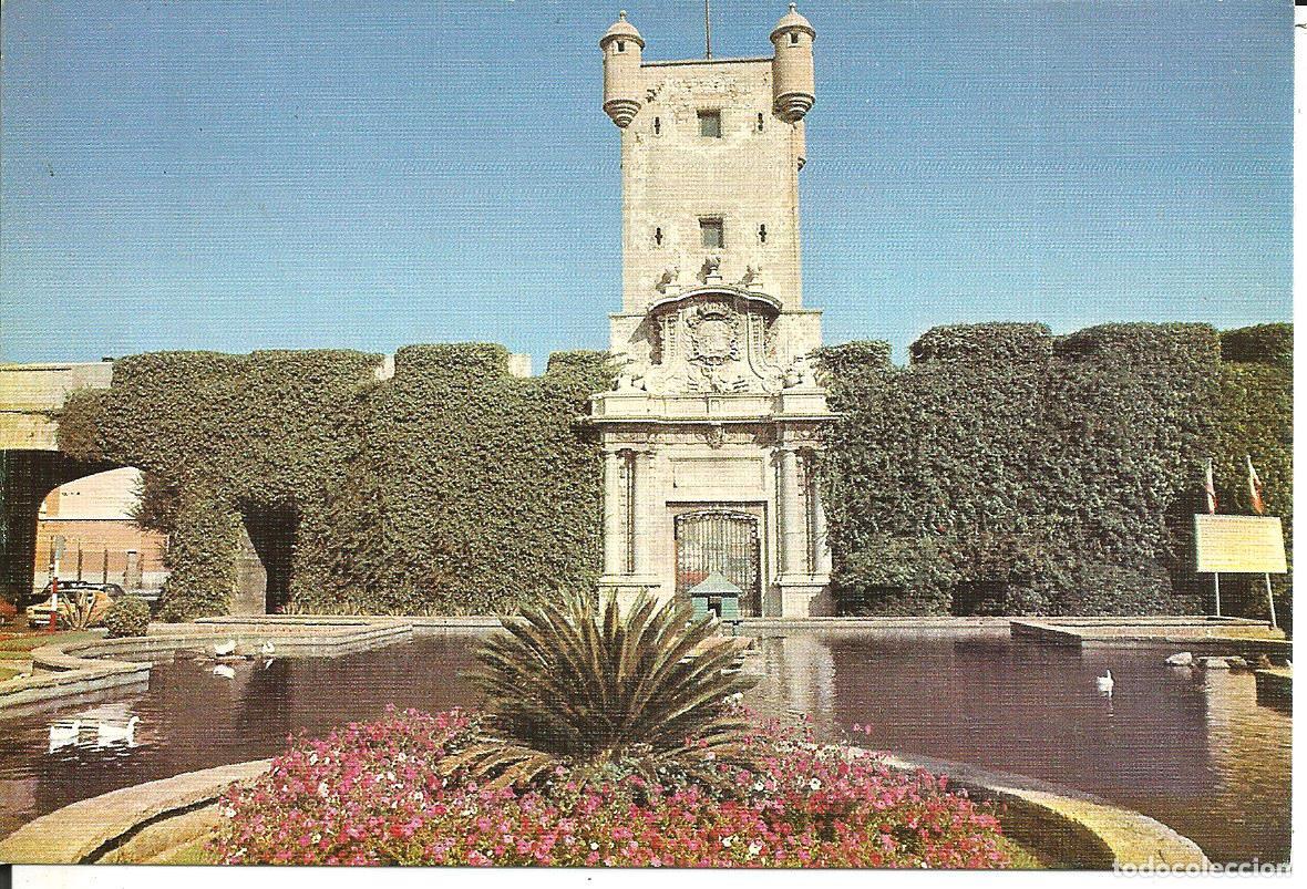 Postales: POSTAL CADIZ - PUERTAS DE TIERRA - ADOLFO PAJARES, A&Ntilde;O 1978 S/USO