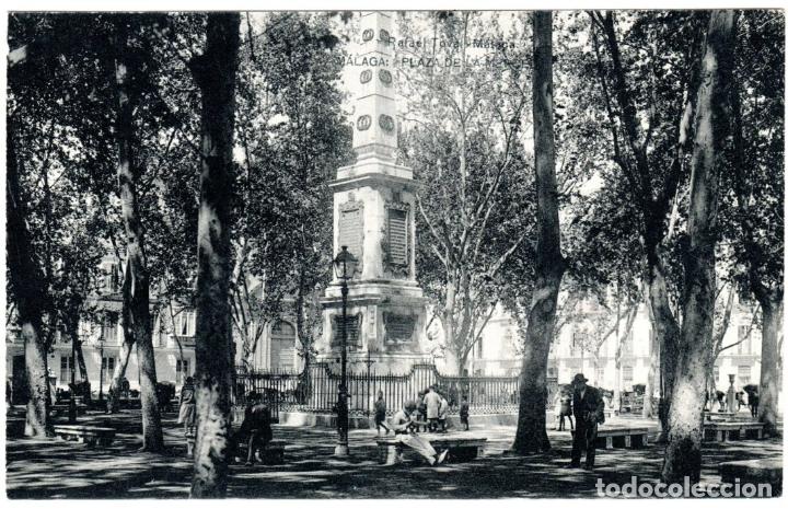 Postales: BONITA POSTAL - MALAGA - PLAZA DE LA MERCED - RAFAEL TOVAL