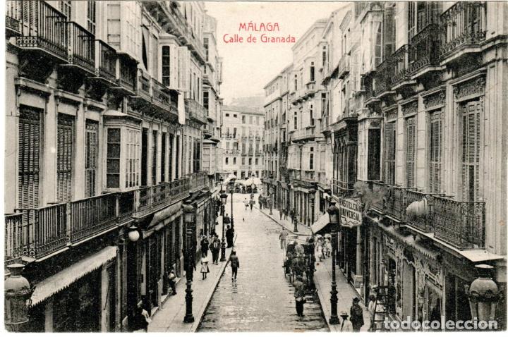 Postales: BONITA POSTAL - MALAGA - CALLE DE GRANADA - RAFAEL TOVAL