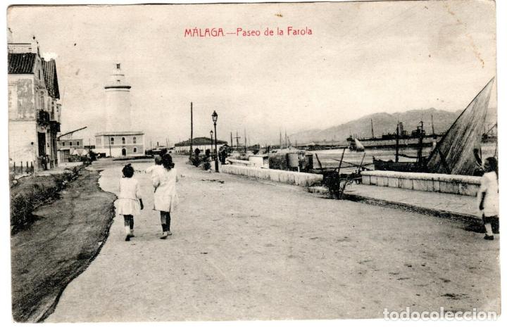 Postales: BONITA POSTAL - MALAGA - PASEO DE LA CALETA - RAFAEL TOVAL - CIRCULADA