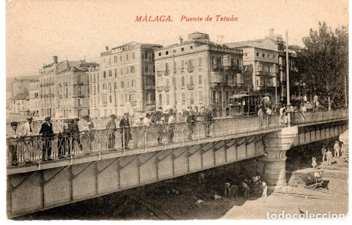 Postales: BONITA POSTAL - MALAGA - PUENTE DE TETUAN - RAFAEL TOVAL