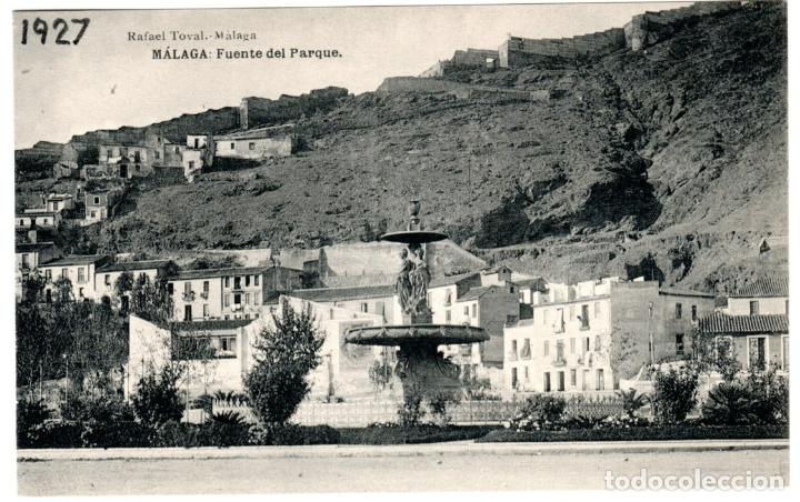 Postales: BONITA POSTAL - MALAGA - FUENTE DEL PARQUE - RAFAEL TOVAL