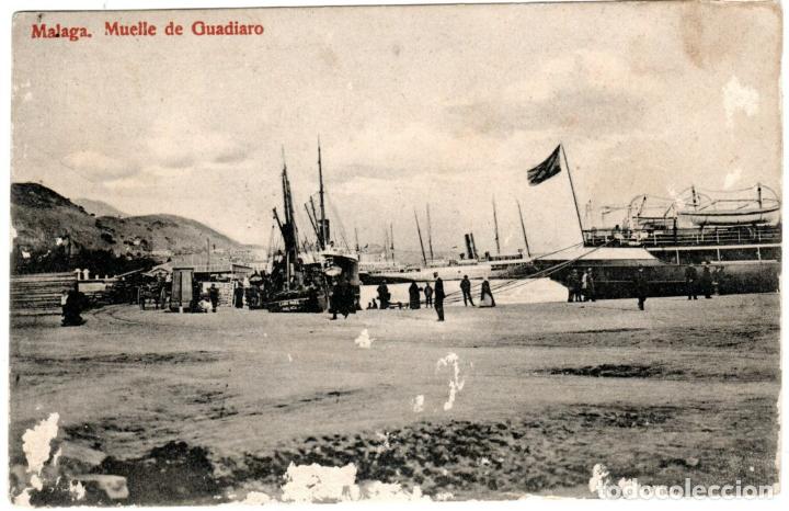 Postales: BONITA POSTAL - MALAGA - MUELLE DE GUADIARO