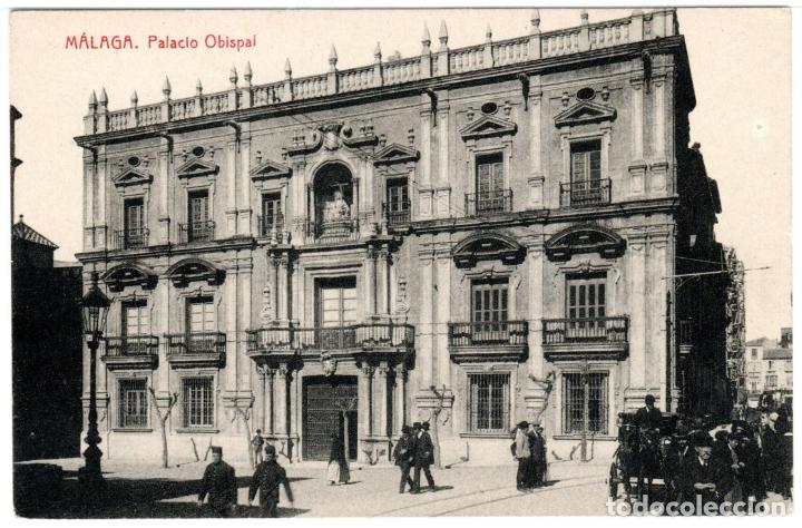 Postales: BONITA POSTAL - MALAGA - PALACIO OBISPAL - FOTOTIPIA THOMAS