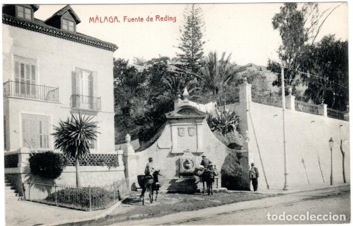 Postales: BONITA POSTAL - MALAGA - FUENTE DE REDING - FOTOTIPIA THOMAS